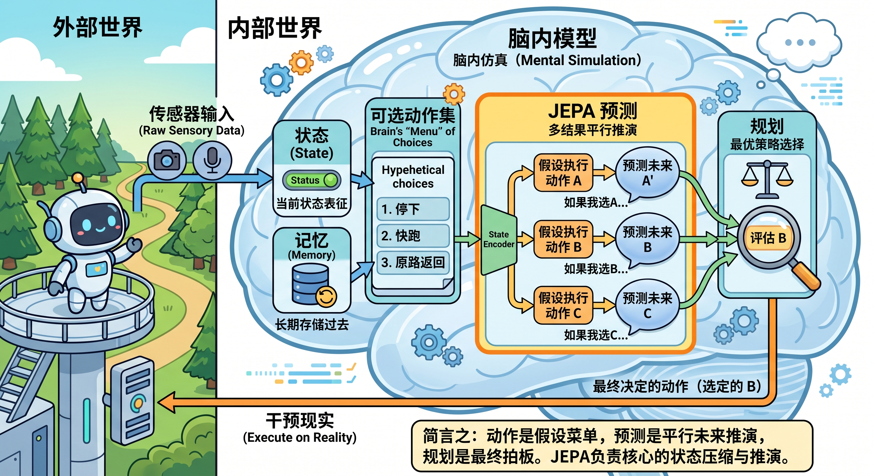 世界模型架构图
